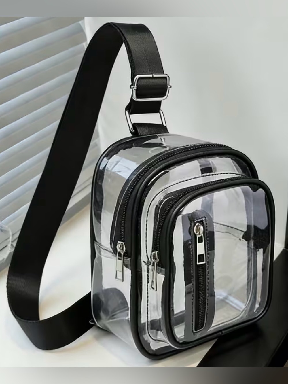 Stadium TSA Approved Clear Crossbody Sling Bag Events Travel 🔖